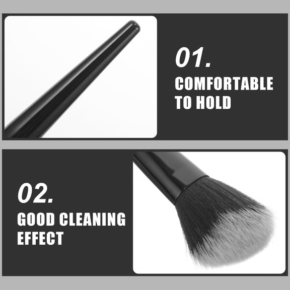 LOLIPPYY 2Pcs Car Interior Brush Set for Dusting and Detailed Auto Cleaning with Soft Bristles
