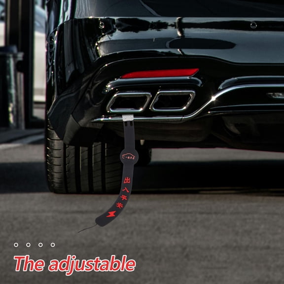 LOLIPPYY 2Pcs Car Safety Ground Strap Silicone Adjustable Grounding Belt for Comfortable Driving