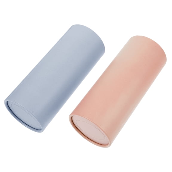 LOLIPPYY 2Pcs Car Tissue Cylinder Tube Holder Stylish Refillable Tissue Box for Automotive Interior