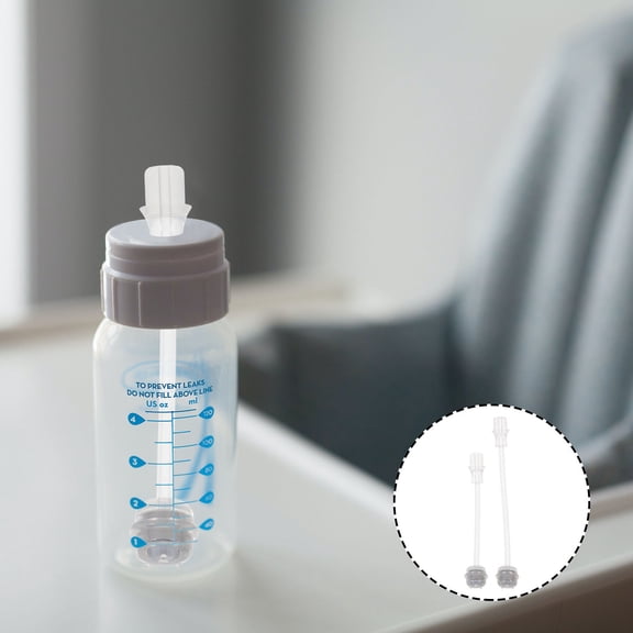 LOLIPPYY 2Pcs Child Feeding Straws For Daily Use In Baby Supplies Back to School