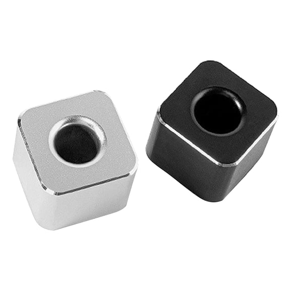 LOLIPPYY 2Pcs Compact Metal Pen Holder Aluminum Desktop Single Pen Stand for Stylus and Brushes