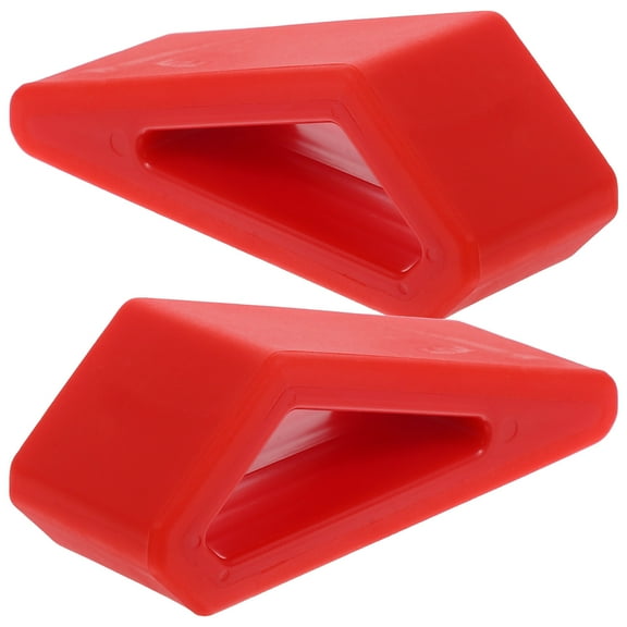 LOLIPPYY 2Pcs Compact Red Laptop Stand Vertical Riser for Home Office with Heat Dissipation