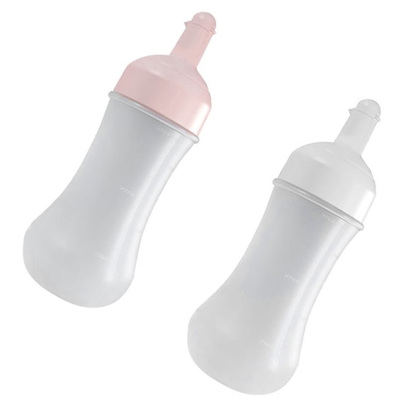 LOLIPPYY 2-Pack Assorted Color Condiment Bottles for Easy Sauce Dispensing, Storage, and Kitchen Use