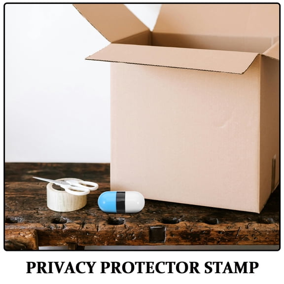 LOLIPPYY 2-Pack Roller Stamps for Confidential Mail, Personal , Privacy Blocking, Secure Document Marking