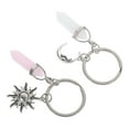 thumbnail image 1 of LOLIPPYY 2-Pack Creative Metal Keychains with Assorted Colors, Portable Key for Everyday Use, 1 of 8