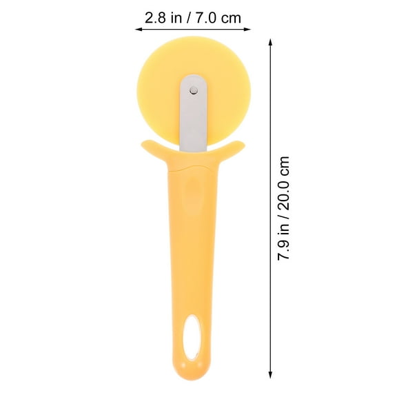 LOLIPPYY 2Pcs Creative Pizza Cutter Tool with ABS Material for Comfortable and Safe Use