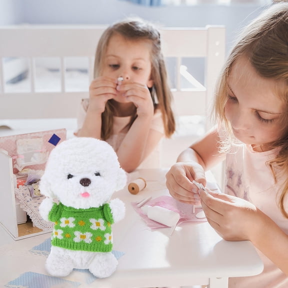 LOLIPPYY 2Pcs Cute Assorted Color Cotton Sweaters for Plush Bear Dolls Replacement Clothes Accessory