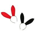 thumbnail image 1 of LOLIPPYY carnival bunny ear headband Rabbit Ear Headband Red 2Set, 1 of 8
