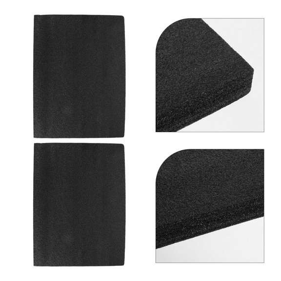 LOLIPPYY 2Pcs Cuttable Black Polyurethane Foam Inserts for Toolbox and Packing Protection