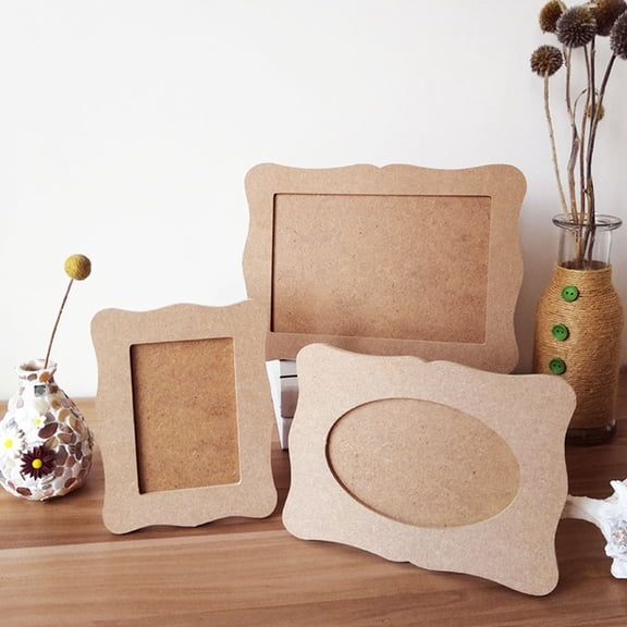 LOLIPPYY 2-Pack Wooden Frame Craft Kit for Kids Projects and Warm-Up Activities