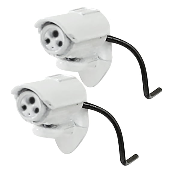 LOLIPPYY 2Pcs Dollhouse Scenic Supplies Alloy Camera for Model Building Accessory