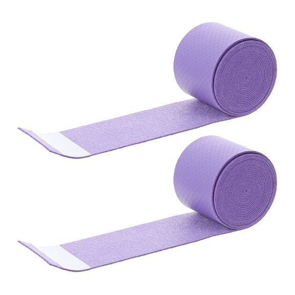 LOLIPPYY 2Pcs Drum Stick Sweat Wraps Purple Anti Slip Tapes Lightweight Durable Drum Supplies