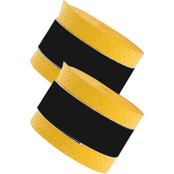 LOLIPPYY 2-Pack Yellow Drumstick Grip Tape Anti- Wraps for Improved Control and Shock Absorption Durability