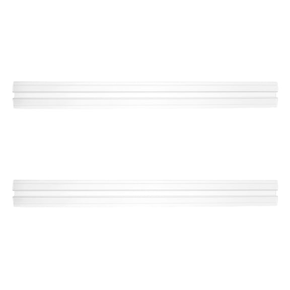 LOLIPPYY 2Pcs Durable Acrylic Clear Hinges Flexible No Glue Panel Hinge for Golf Cart Screen