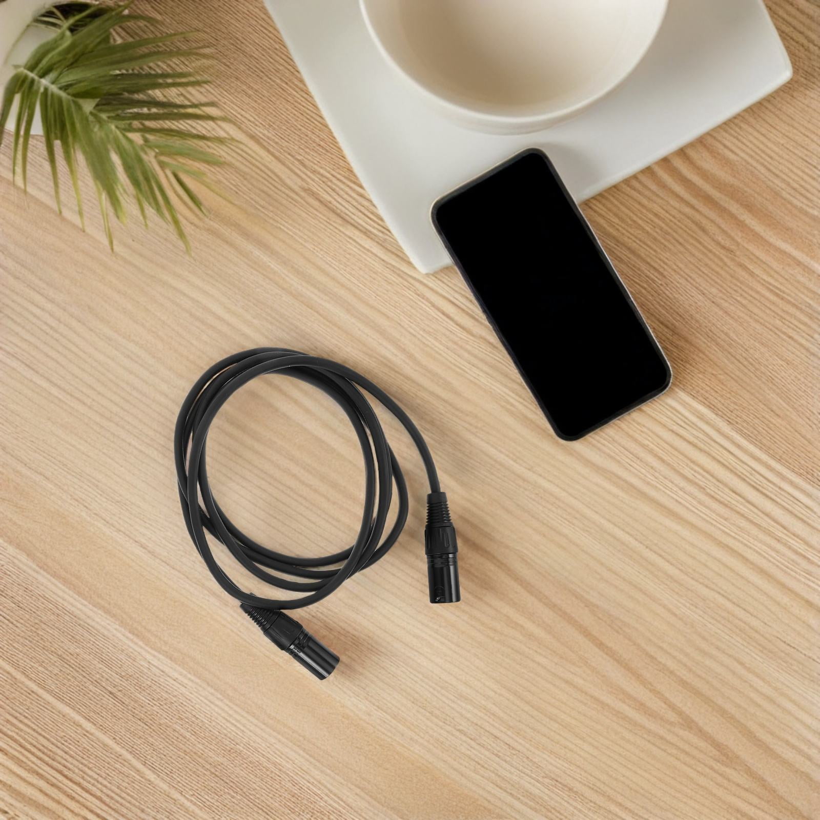 LOLIPPYY Xlr Male to Male Cable Balanced Line Structure 2M Length 2Pcs ...