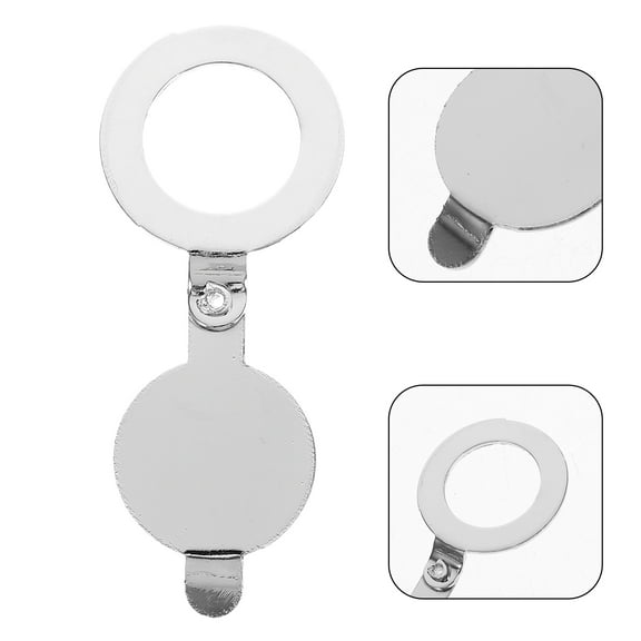 LOLIPPYY 2-Pack Copper Door Peephole Covers with Finish for Entry and Interior Doors