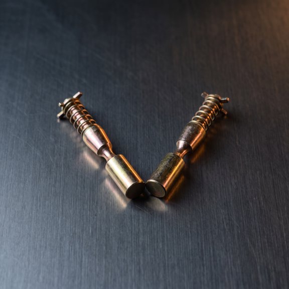 LOLIPPYY 2Pcs Durable Metal Pto Locking Pin with Spring for Tractor Yoke Assembly