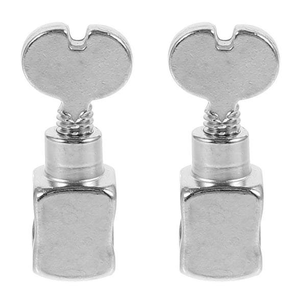 LOLIPPYY 2Pcs Durable Metal Sewing Machine Needle Clamps Compatible with Household Sewing Machines Silver