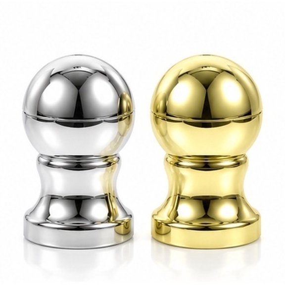 LOLIPPYY Durable Flagpole Ball Topper ABS Assorted Color for Longevity 2Pcs
