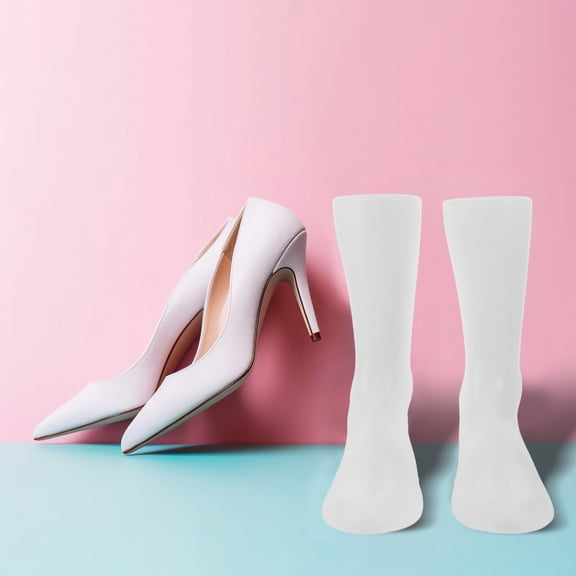 LOLIPPYY 2Pcs Durable Plastic Foot Model for Shoe and Socks Display Retail Store Use