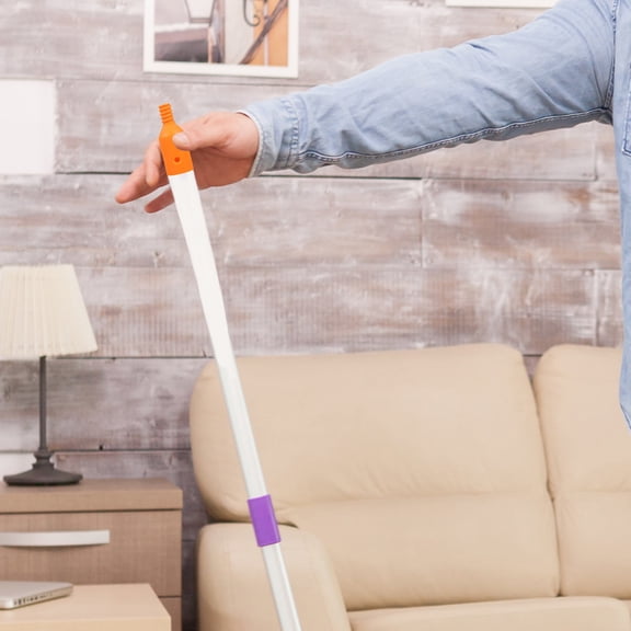 LOLIPPYY 2Pcs Durable Plastic Threaded Tip Replacement for Mop Handle Extension Poles Cleaning Tools