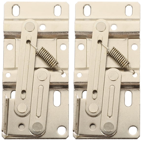 LOLIPPYY 2Pcs Durable Plated Silver Pivot Hinge for Tip Out Tray Cabinet Doors Easy to Install and Operate