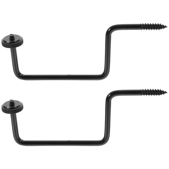 LOLIPPYY 2Pcs Easy Install Black Camera Mount Stand for Outdoor Trees and Wall Applications