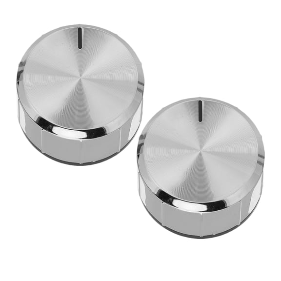 LOLIPPYY 2Pcs Easy Install Silver Air Fryer Replacement Knob with Accurate Timer Dial for Home Use