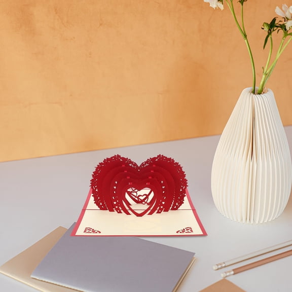 LOLIPPYY 2-Pack Paper Wedding Greeting Cards for Romantic Invitations and Special Occasions