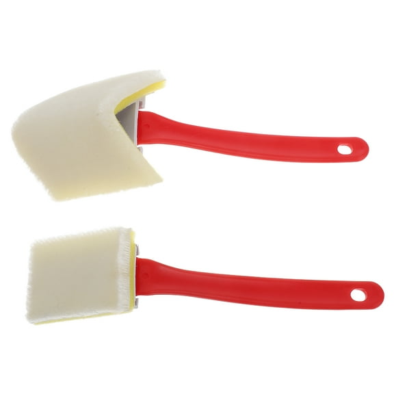 LOLIPPYY 2Pcs Edge Paint Brush for Walls and Ceilings Triangular Painter Tool for Precise Corner and Trim Application
