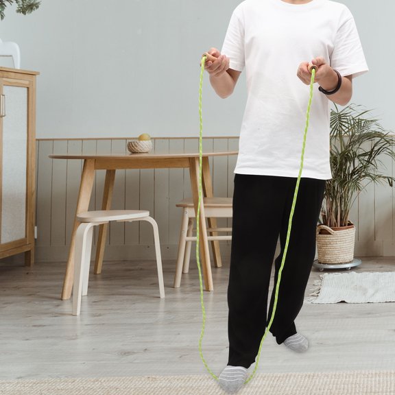 LOLIPPYY 2Pcs Elastic Chinese Jump Rope for Teenager Physical Education and Endurance Training