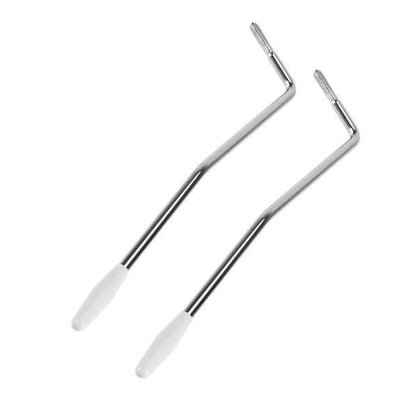 LOLIPPYY 2Pcs Electric Guitar Tremolo System Bar with Chrome Finish and Easy Installation Design