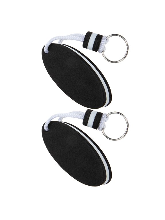 Eva Floating Keychain Black Boat Keys Lightweight Security 2Pcs