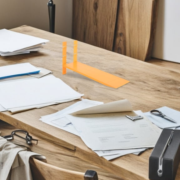 LOLIPPYY 2Pcs Experimental Science Inclined Plane Student Model in Orange for Classroom Teaching