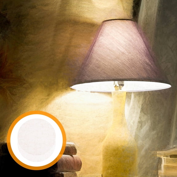 LOLIPPYY 2Pcs Fabric Lampshade Diffuser Cover for Round Ceiling Lights with Glare Shield