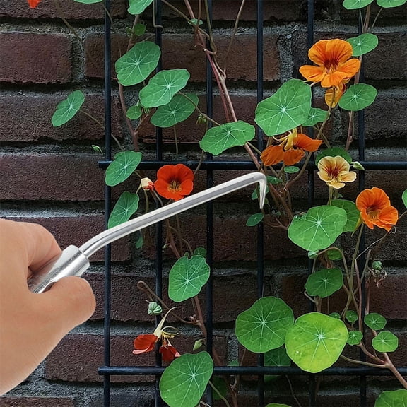 LOLIPPYY 2Pcs Fence Tying Hook Metal Wire Tie Tool for Simple and Efficient Garden Use