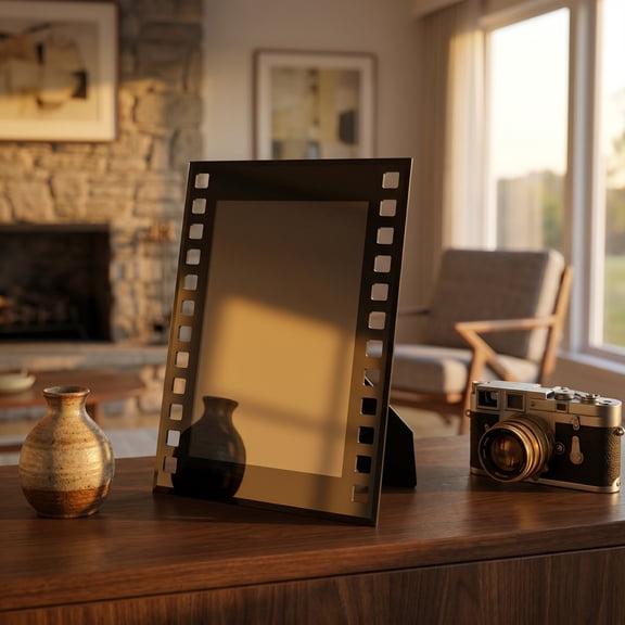 LOLIPPYY Film p Picture Frame, Black, Authentic Retro Charm, 2Pcs