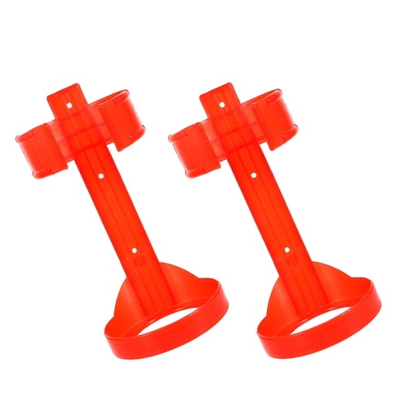 LOLIPPYY 2-Pack Red Mounting Brackets for Cars, Trucks, Walls - , Easy to Install and Secure