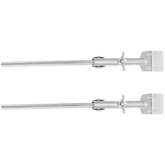 LOLIPPYY 2Pcs Flask Clamp Plated Silver Iron Durable Rust Resistant Lab Experiment Equipment