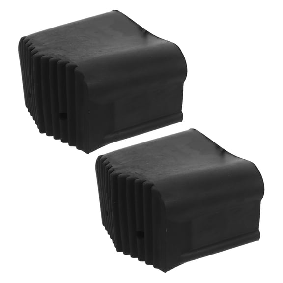 LOLIPPYY 2-Pack Non-Plastic Ladder Feet Caps, Anti- Protective Covers for Step Ladder Stability and Floor