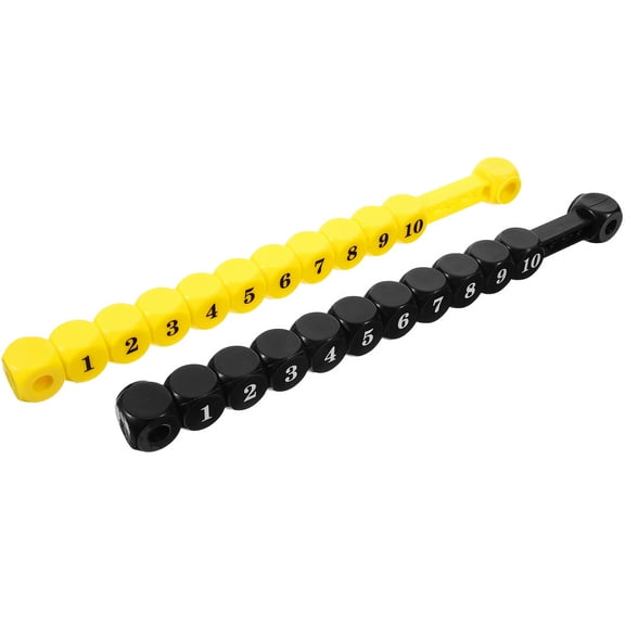 LOLIPPYY 2-Pack Foosball Score Counters in Assorted Colors, Plastic for Game Night and Fan Gear Accessories