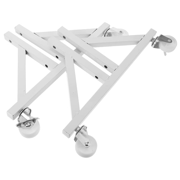 LOLIPPYY 2Pcs Freestanding Pegboard Tool Organizer Base with White Caster Wheels for Easy Mobility