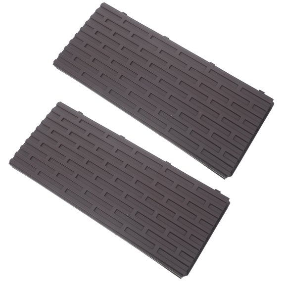 LOLIPPYY 2Pcs Garden Window Box Panels Coffee with Smooth Edges for Safe and Stable Planting