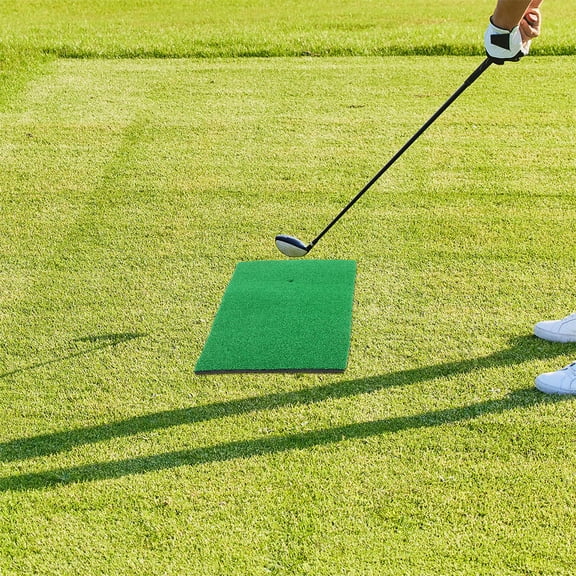 LOLIPPYY 2Pcs Golf Equipment Green Hitting Mats for Golfing Buffer Effect for Beginners