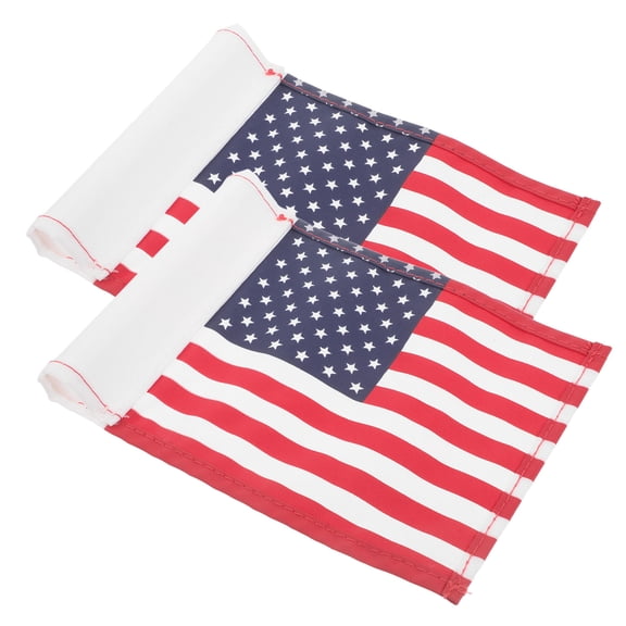 LOLIPPYY 2Pcs Golf Practice Flags with Tube Vibrant Usa Design for Portable Use in Yard and Indoor Golf Settings