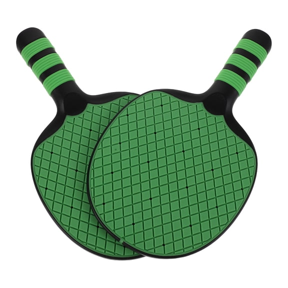 LOLIPPYY 2Pcs Green Ping Pong Paddle for Training with Ergonomic Grip and Precision Elastic Surface for Beginners