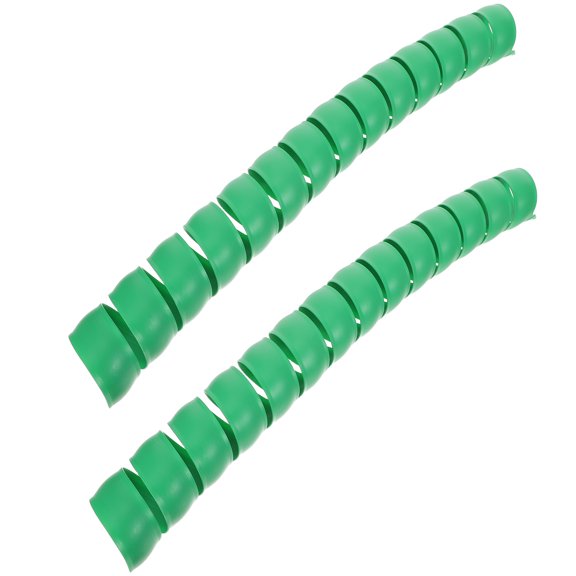 LOLIPPYY 2Pcs Green Plant Protection Tube Spiral Wrap for Tree Bark and Furniture Legs