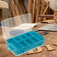 thumbnail image 1 of LOLIPPYY 2- Plastic Hardware Storage Boxes with Clear Lids, Double-Sided Small Parts Organizer for Screws and Nails, 1 of 8