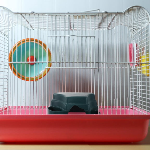 LOLIPPYY 2Pcs Green Plastic Reptile Hide Platform for Tortoise with Realistic Craft and Durable Material