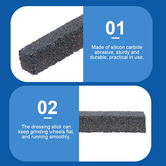 LOLIPPYY 2Pcs Grinding Wheel Dressing Stone Tool Stick Black for Home Bench Stone Dresser